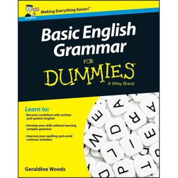 Basic English Grammar for Dummies, UK Edition -- Geraldine Woods - Picture 1 of 1
